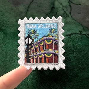 New Orleans Patch- Travel Patches- New Orleans- Mardi Gras- Travel Patches- Travel Souvenir- Souvenirs- Traveler- Wanderlust- Mardi Gras