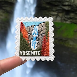 Yosemite Patch- Yosemite National Park- Iron On Patch- National Parks- Travel Patches- Hiking- Outdoors- Souvenir- Wanderlust- Patches