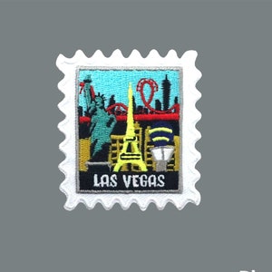 Las Vegas Patch- Las Vegas- The Strip- Iron On Patch- Travel Patches- Souvenir- Travel Souvenir- Memories- Wanderlust- Traveler- Casino