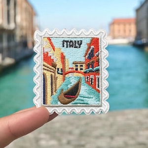 Patch de Itália - Iron On Patch - Travel Patches - Europa Patch - Venice - Patch Collector - Iron On - Pin Collector - Travel - Souvenir - Wanderlust
