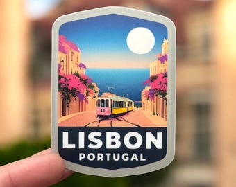 Travel Portugal Sticker – Lisbon Souvenir Waterproof Vinyl Stickers