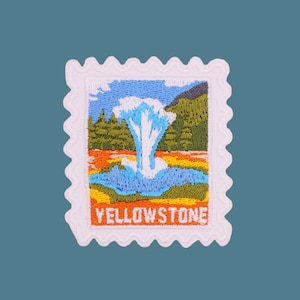 Yellowstone Patch- Yellowstone National Park- National Parks- Iron On Patch- Travel Patches- Traveler- Souvenir- Patch Collector- Wanderlust