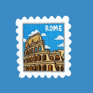 Rome Patch- Iron On Patch- Patch Collector- Travel Souvenir- Roma- Travel Patches- Colosseum- Roma Patch- Patches- Traveler- Wanderlust