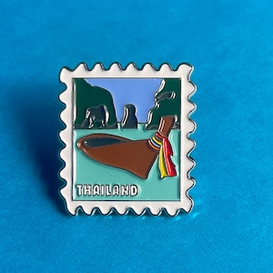 Thailand Pin- Travel Pin- Enamel Pin- Wanderlust- Thailand- Pin Collector- Pins- Pins and Patches- Traveler- Boat- Pins and Patches