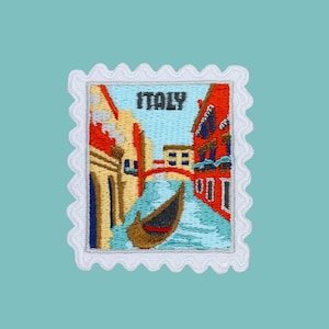 Italy Patch- Iron On Patch- Travel Patches- Europe Patch- Venice- Patch Collector- Iron On- Pin Collector- Travel- Souvenir- Wanderlust