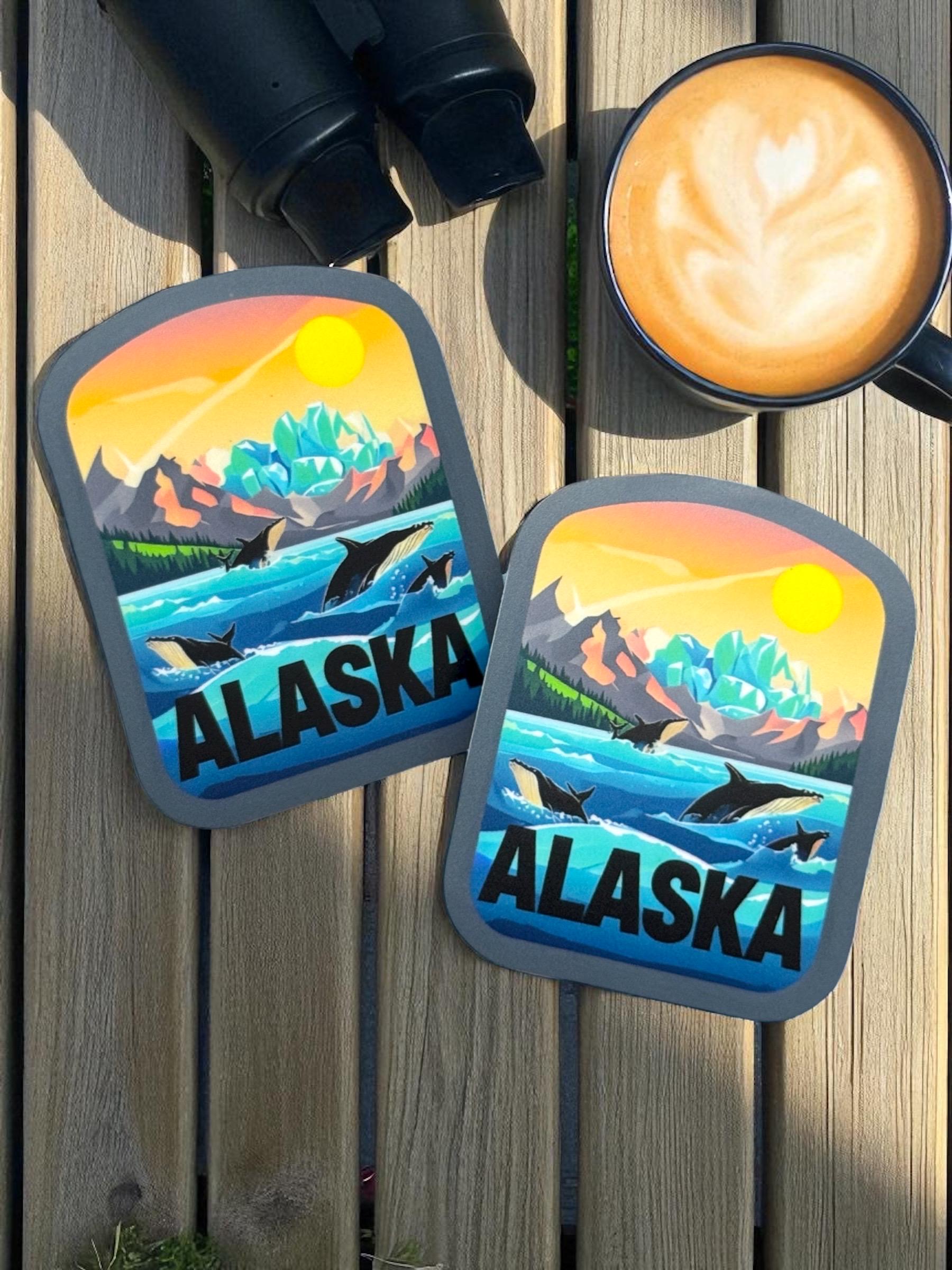 Alaska Sticker- Travel Stickers- Alaska- Vinyl Sticker- Waterproof ...