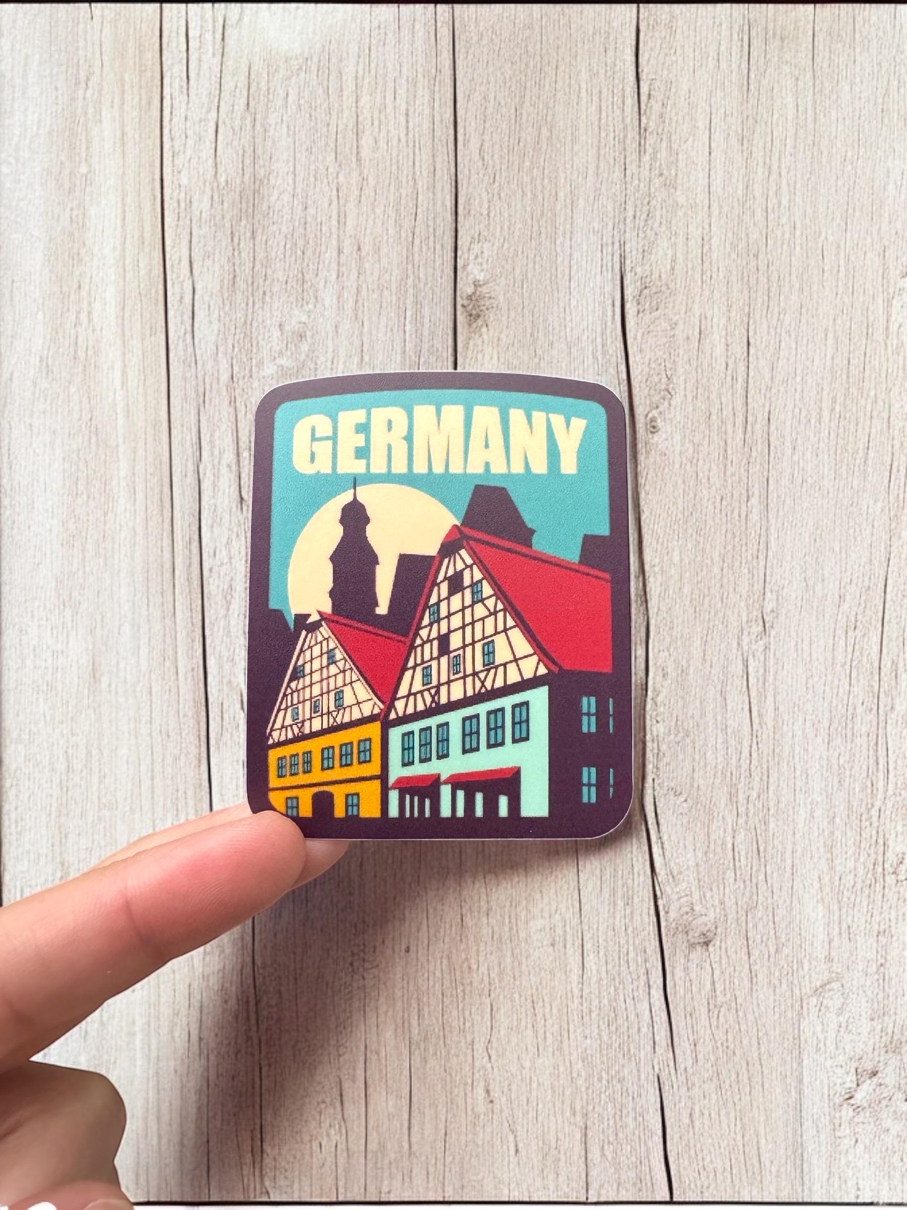 Germany Decal Sticker Germany Sticker- Travel Stickers- Vinyl Sticker- National Park Sticker ...
