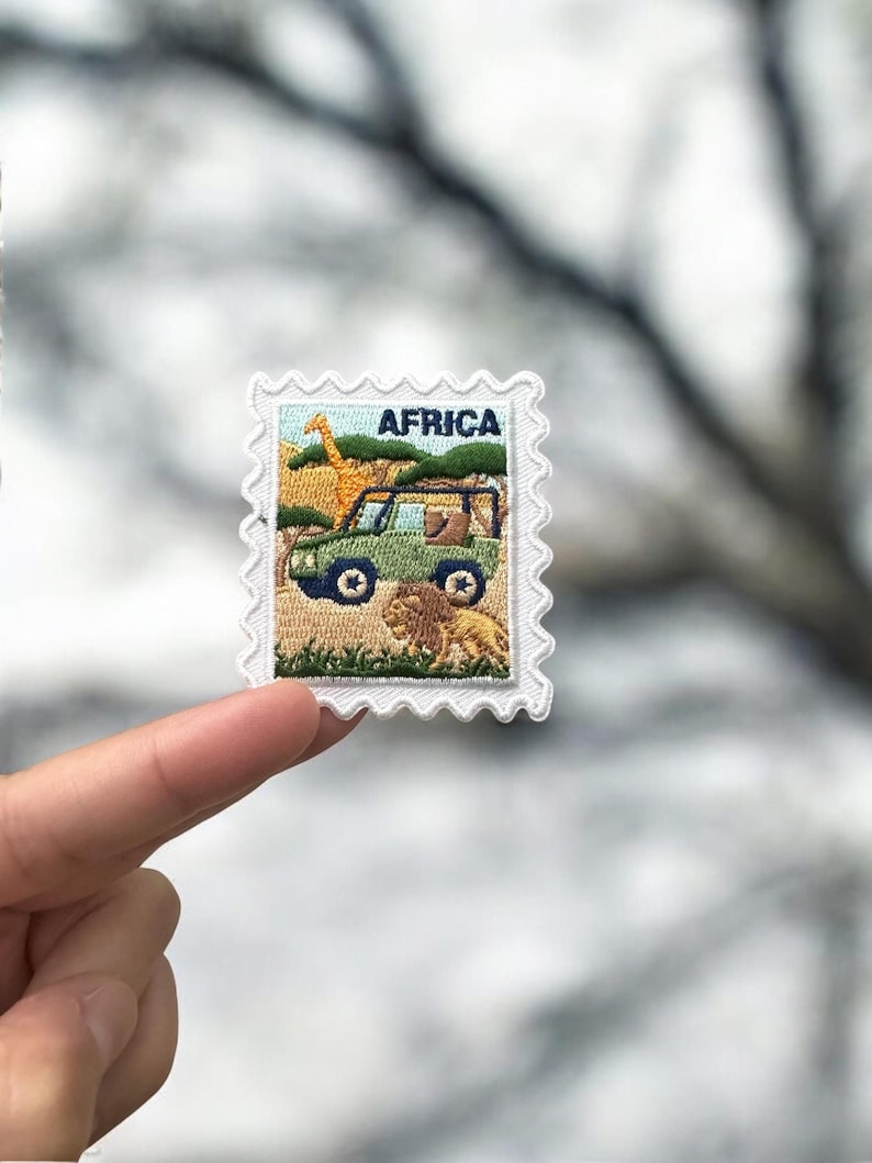 Safari Guide Patch Africa Travel Patch – Tanzania Safari Outdoor Iron on Souvenir Gift - Etsy