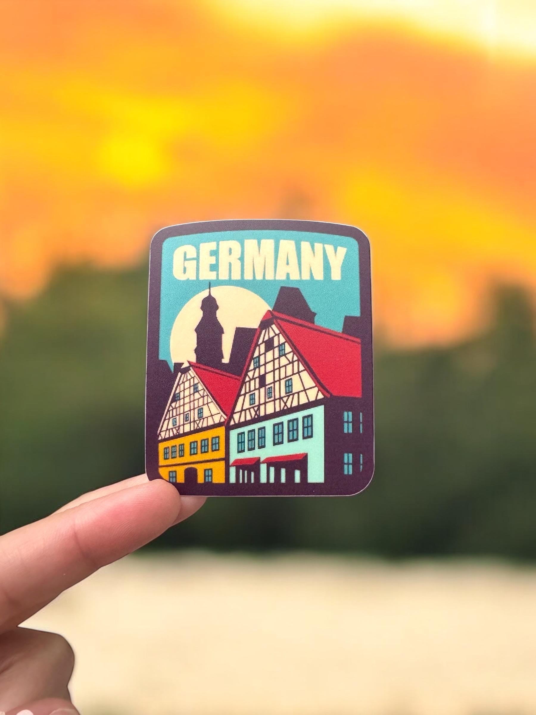 Germany Decal Sticker Germany Sticker- Travel Stickers- Vinyl Sticker- National Park Sticker ...