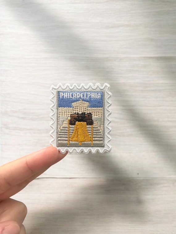 Philadelphia Patch- Travel Patches- Iron On Patch- Philadelphia- Liberty Bell Patch- Iron On- Travel-