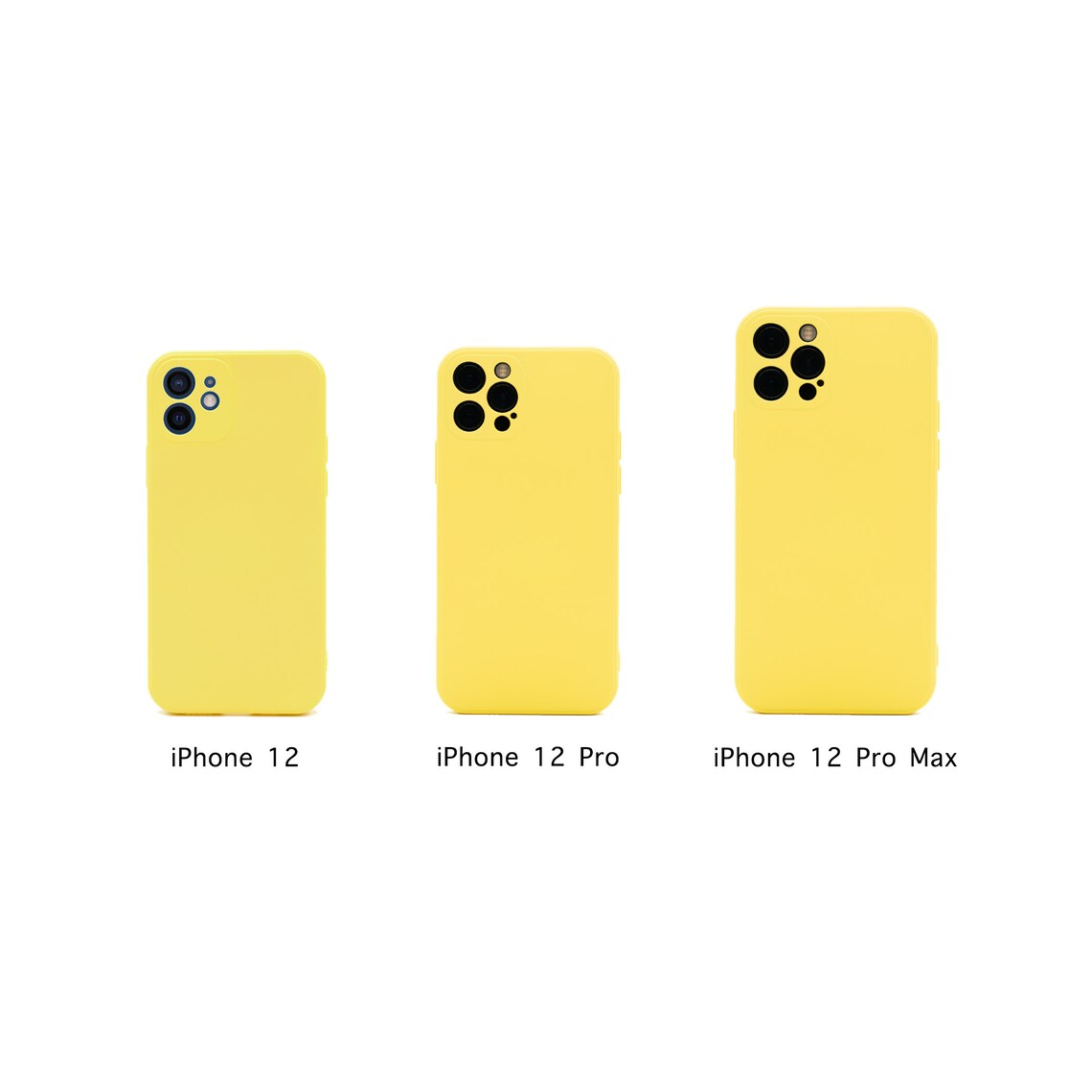 Yellow iPhone 12 Pro Silicone Case iPhone 12 12 Pro Max Etsy