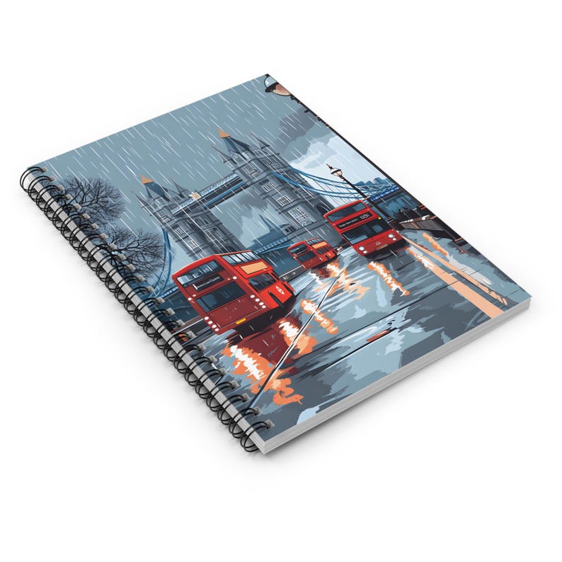 Travel Notebook London Bridge Traveler Travel Gifts Spiral Notebook