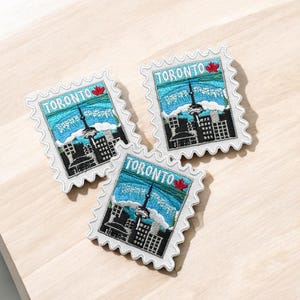 Toronto Canada Patch – 2 X 2 Travel Niagara Falls Iron On Souvenir Collector image 6