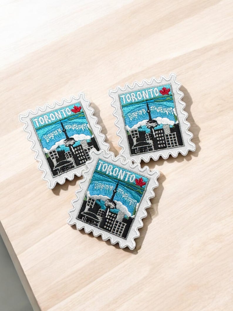 Toronto Canada Patch – 2 X 2 Travel Niagara Falls Iron On Souvenir Collector image 6