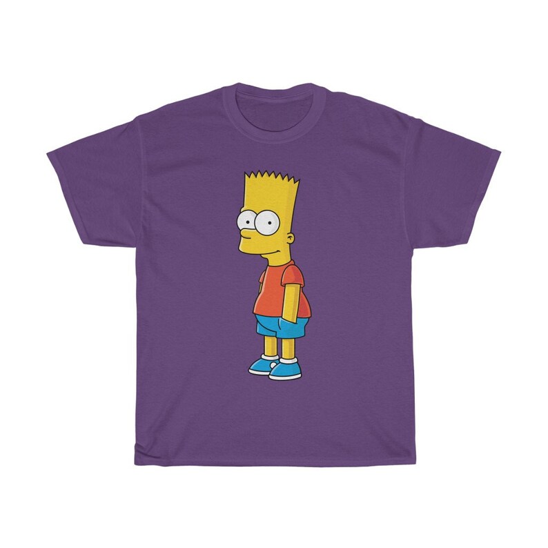 Bart Simpson Unisex Ultra Cotton TShirt Etsy