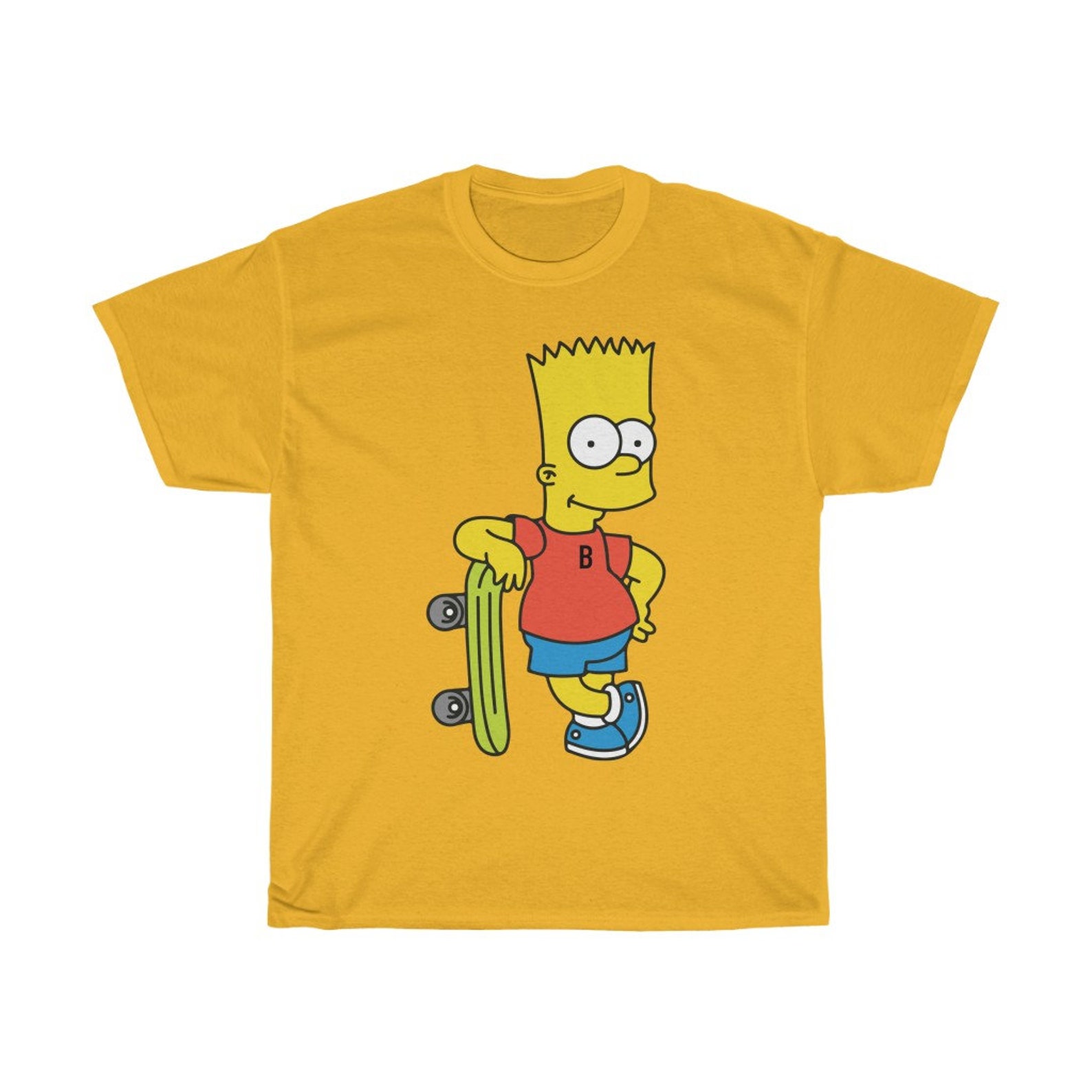 Copy of Bart Simpson Unisex Heavy Cotton T-Shirt | Etsy