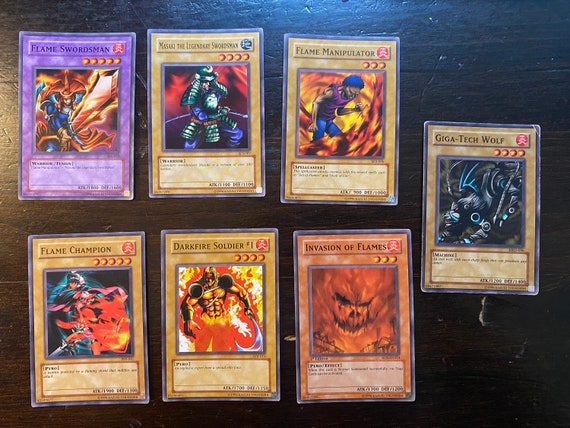 Yu Gi Oh Fire/flame Swordsman Supporter Pack - Etsy Yu Gi Oh Fire/flame Swordsman Supporter Pack - Etsy