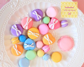 20 Stück Süßigkeiten Macaron Harz Flatback Cabochons Scrapbooking diy