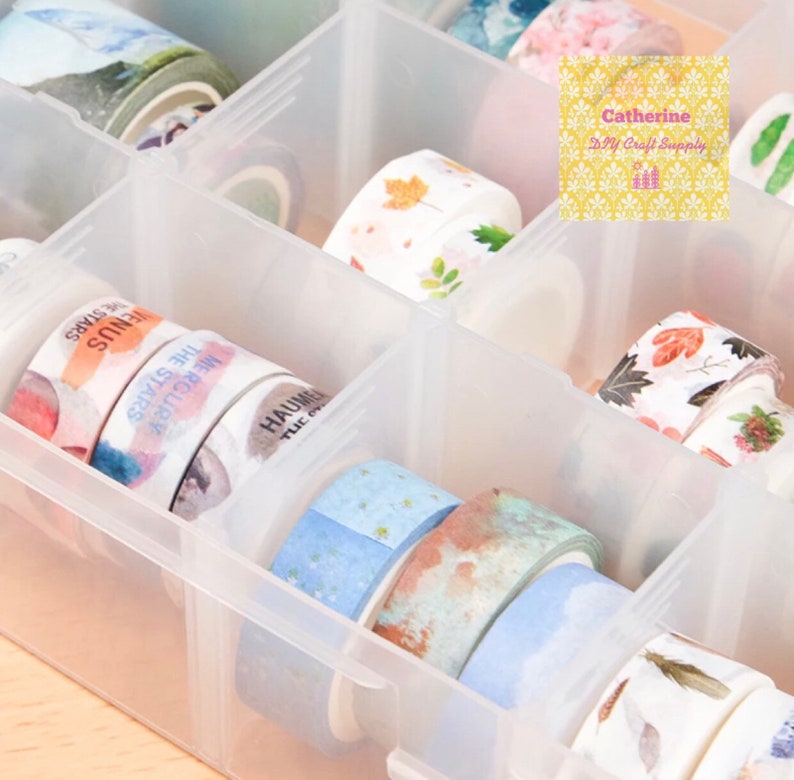 Washi tape storage box masking tape storage box washi tape Etsy