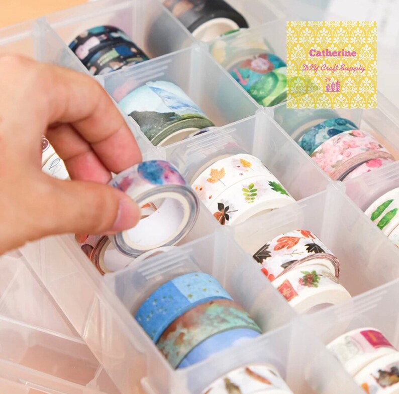 Washi Tape Storage Box Masking Tape Storage Box Washi Tape Etsy
