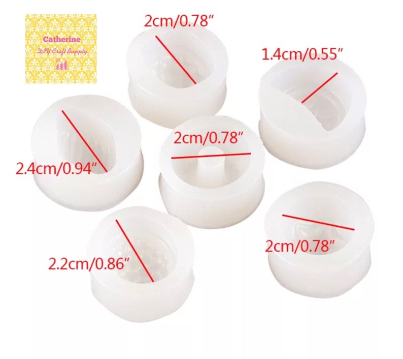 Set of 6 gummy mold chocolate mold candy silicone mold candy silicone mould fondant mold