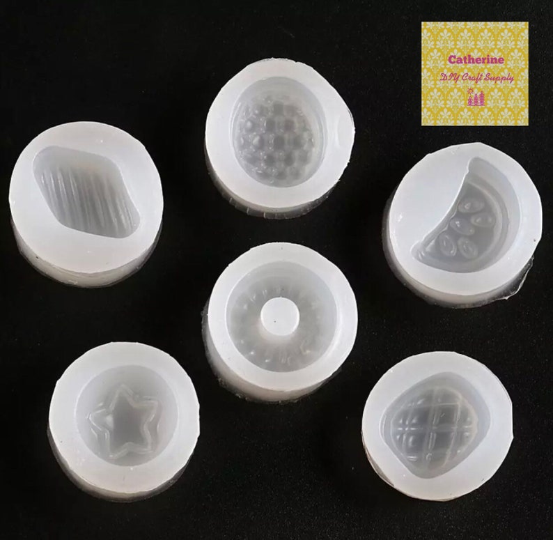 Set of 6 gummy mold chocolate mold candy silicone mold candy silicone mould fondant mold