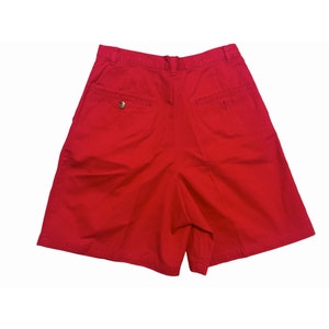 Vintage Charter Club pleated walking shorts 100% cotton sz 6 画像 3