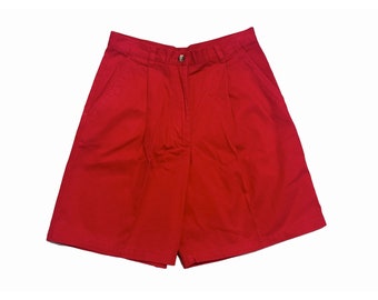 Vintage Charta Club Falten Shorts 100% Baumwolle Gr. 6