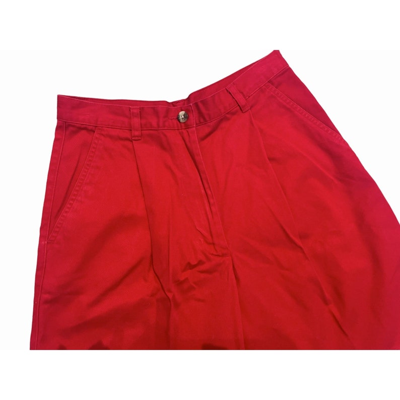 Vintage Charter Club pleated walking shorts 100% cotton sz 6 画像 2