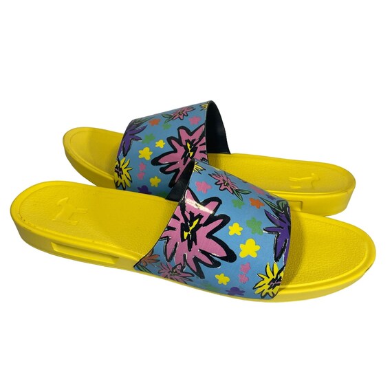 Goats the Slide 7.5 Ladies Slides Colorful Floral Pool Summer - Etsy