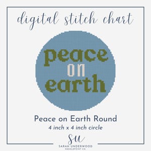 Paz en la Tierra - Gráfico de bordado digital