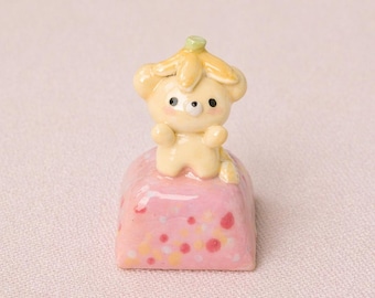 Beary Banana Artisan Keycap