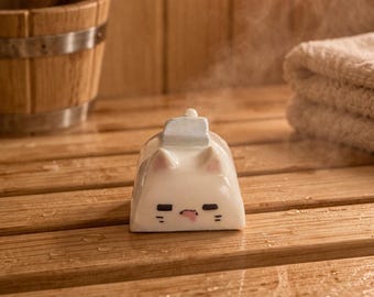Sauna Cat Artisan Keycap