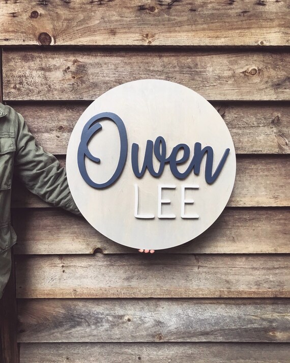 custom wood name signs nursery