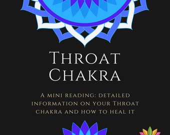 喉のチャクラ - 自分自身またはスピリチュアルギフトとして喉のチャクラを占うミニ透視リーディング