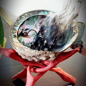 Smudging Kit with California White Sage and Abalone Shell Spiritual Cleansing Kit House Warming Gift Purification Ritual Set
