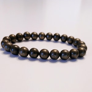Good Luck Pyrite Bracelet Handmade Crystal Beaded Jewelry Abundance Bracelet for Women Men Gift Spiritual Energy Bracelet