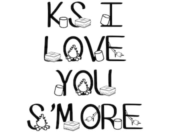 KS I Love You S'more Font