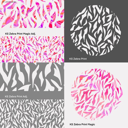 Zebra Print Procreate Brush Etsy