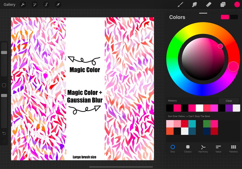 Zebra Print Procreate Brush Etsy