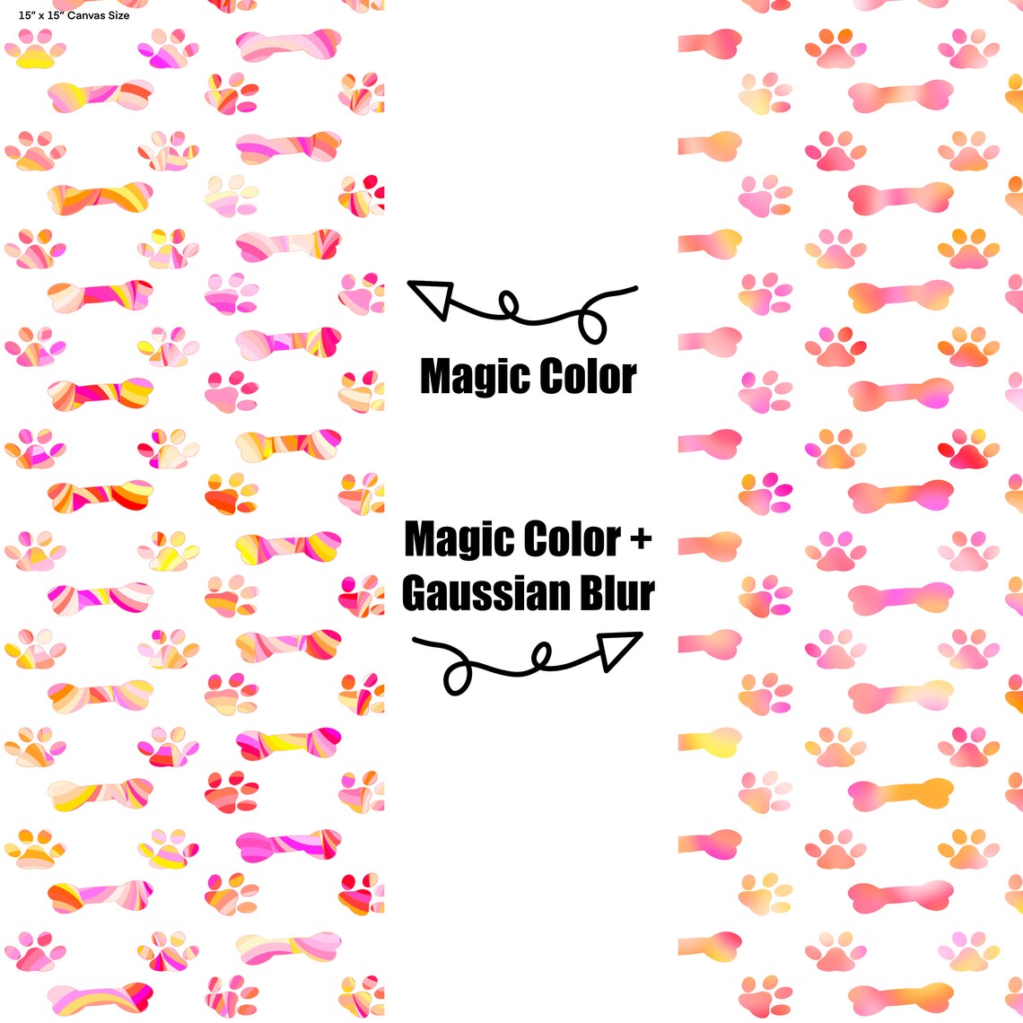 Paw Print Procreate Brushes Etsy