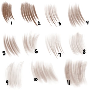 Fur procreate brushes