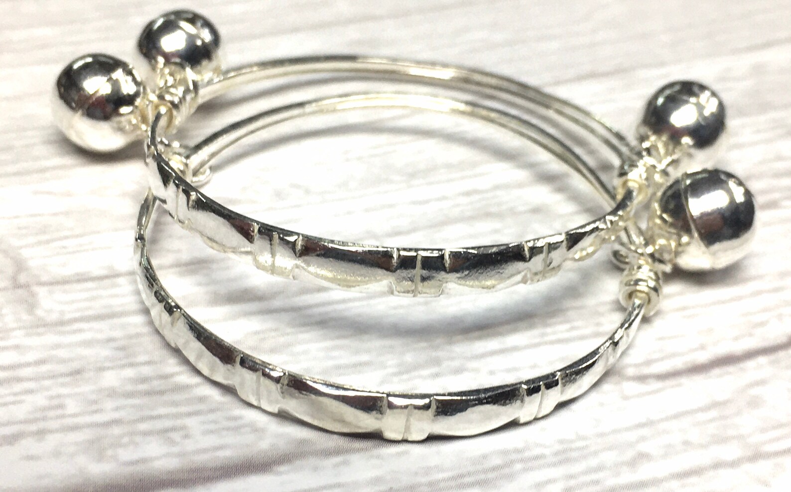 Cute Silver Anklets Boy Girl Baby | Etsy