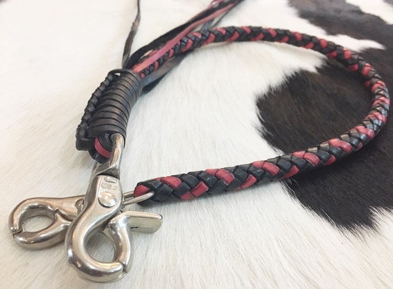 Leather Lanyard Wallet Chain Black Strap Braided - Leather Lanyard Wallet Chain Leather Lanyard Wallet Chain Black Strap Braided - Leather Lanyard Wallet Chain