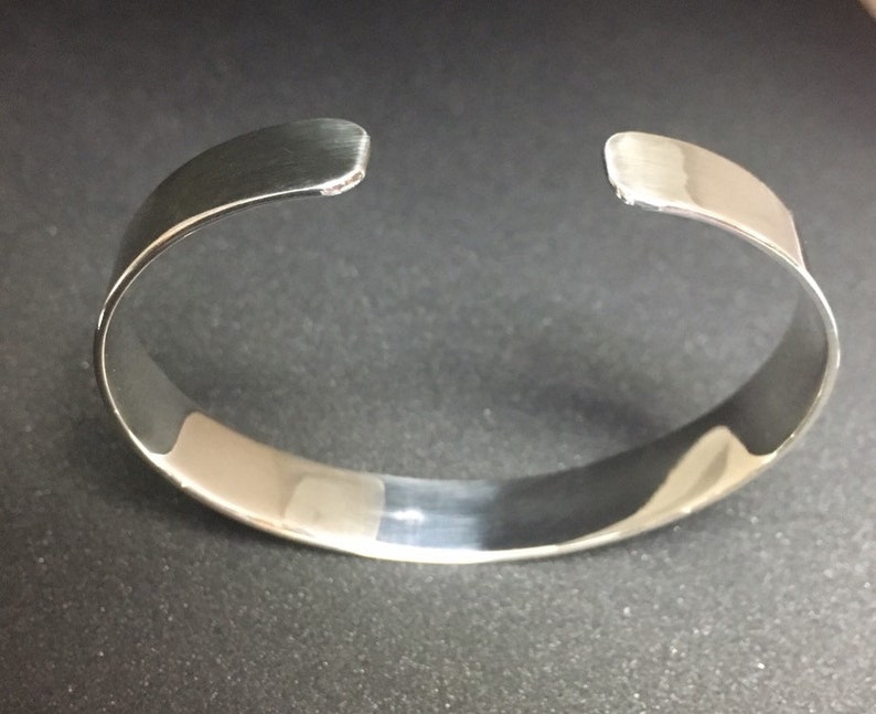 Wide Silver Bracelet Simple silver Bracelet Sterling Silver Cuff Bracelet Sterling Silver Bangle Classic traditional silver bracelet