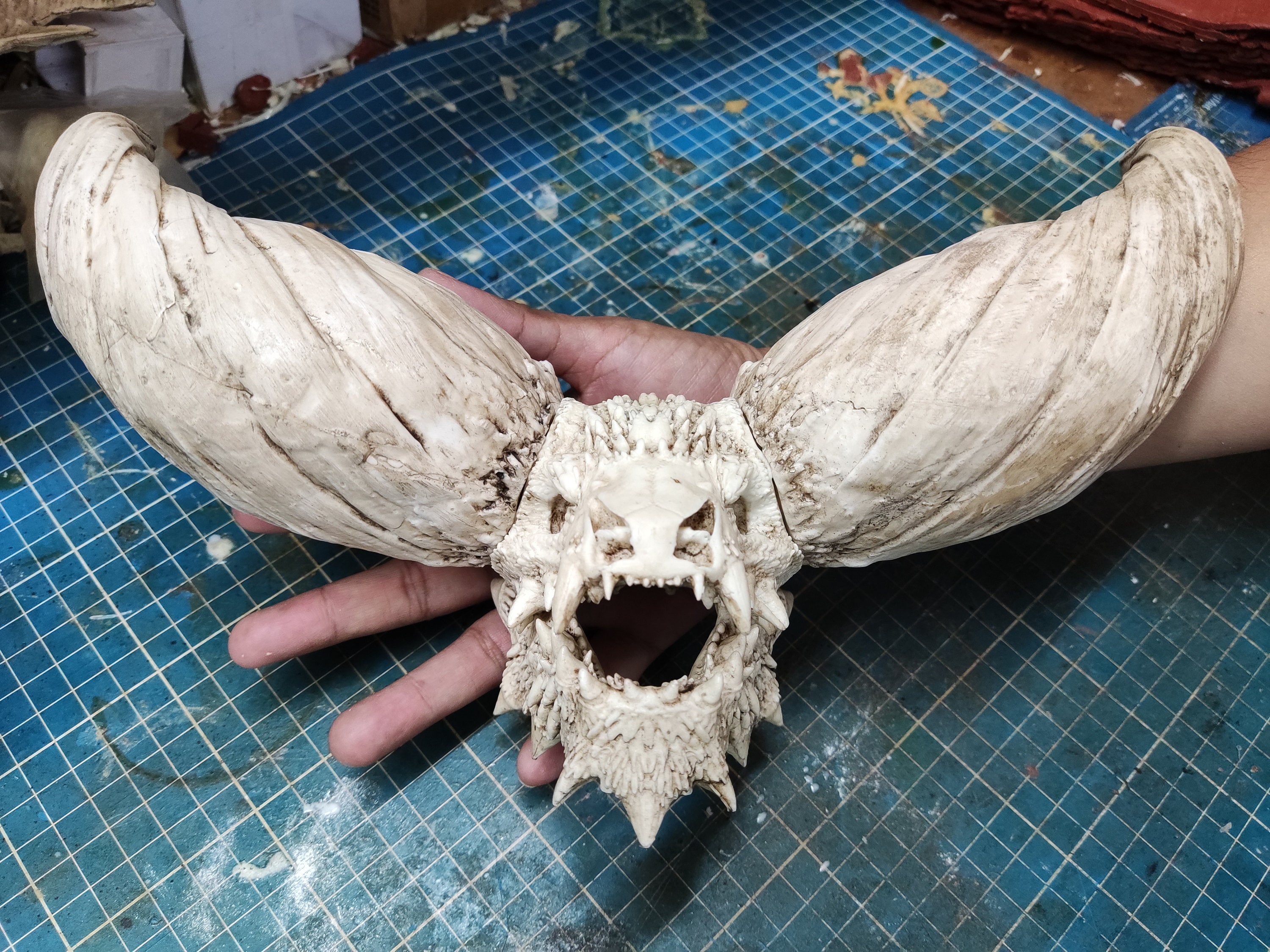 Ancient Dragon Nergiant Skull With Articulated Jaw - Etsy Israel