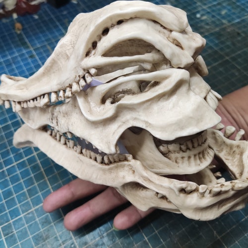 Kaiju Sin God-zilla Tail Skull - Etsy
