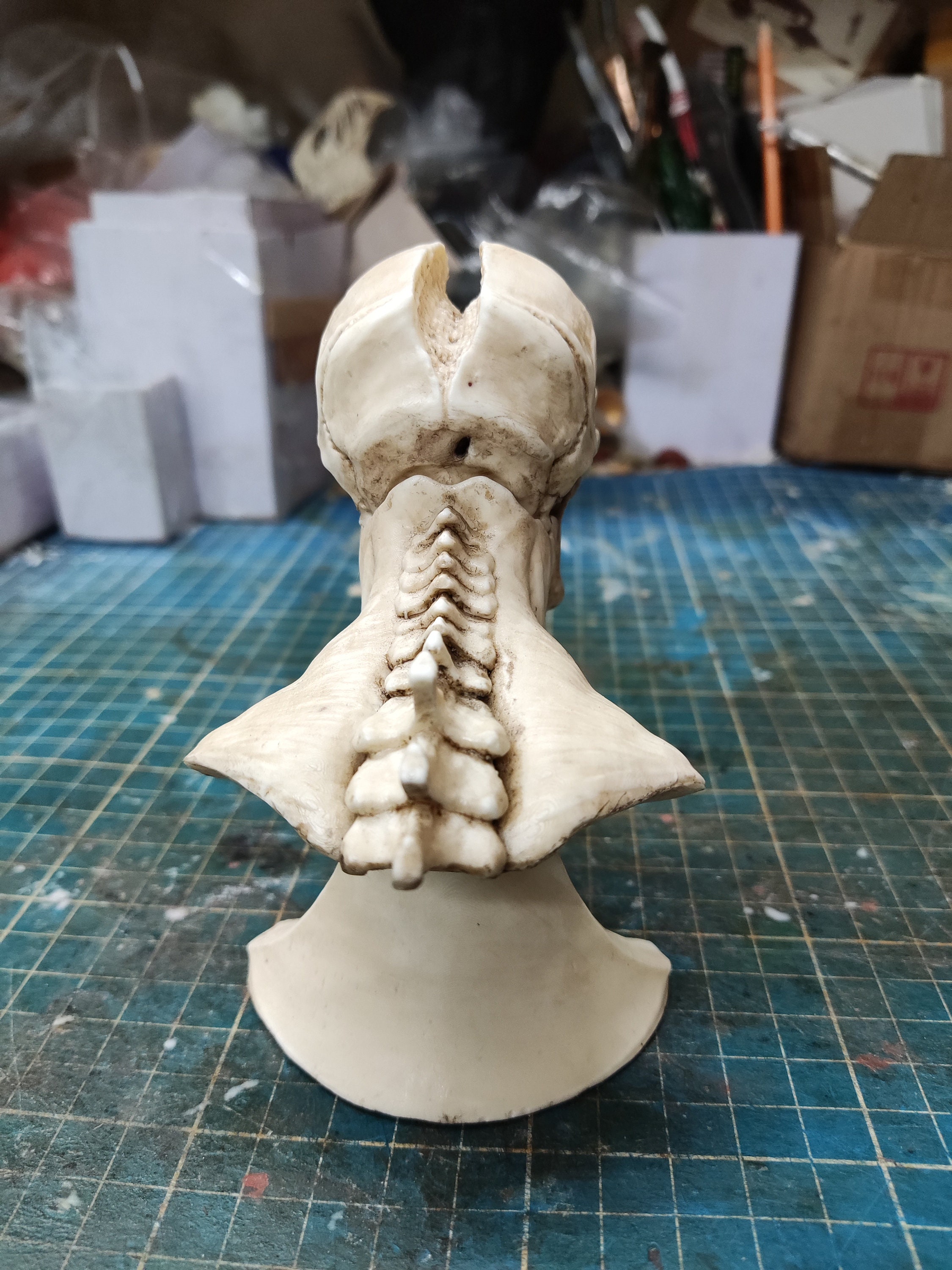 Shin Godzilla Minion Skull Bust With Articulated Jaw - Etsy