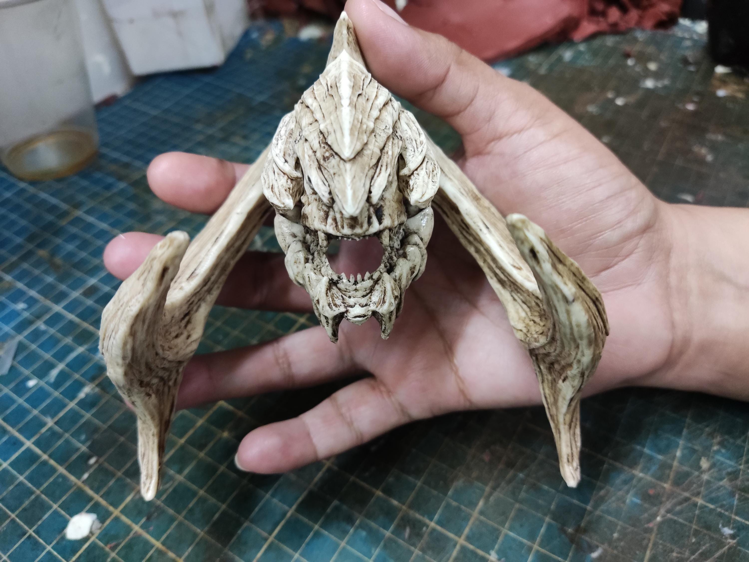 Arkveld Skull Monster Hunter Wilds PETIT SIZE