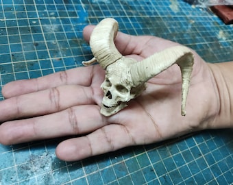 1/6 Scale Devil Skull Moveable Jaw - Etsy